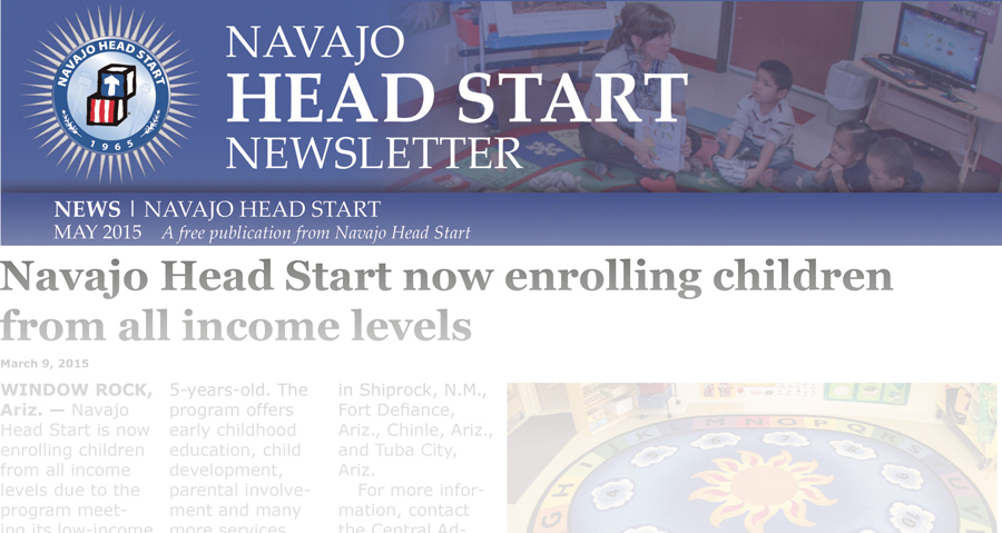 Navajo Head Start Newsletter